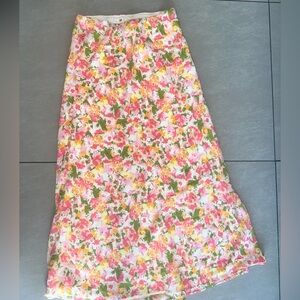 Nordstrom bp floral maxi skirt